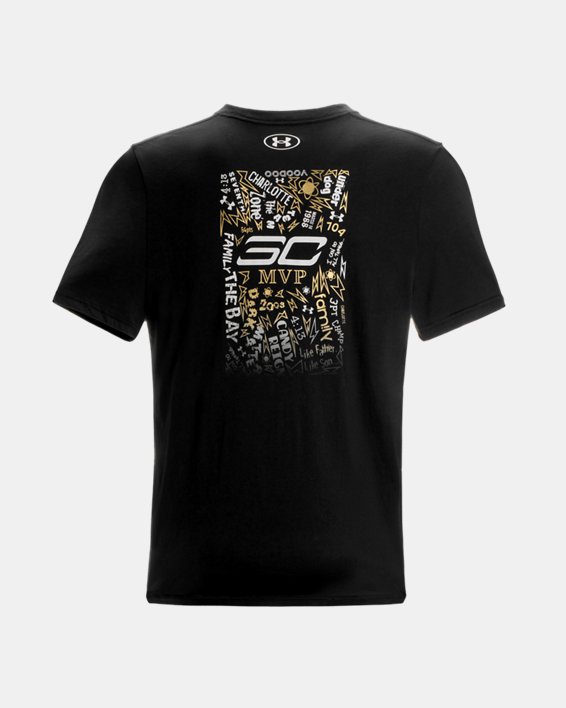 Men's Curry 1 MVP T-Shirt, Black, pdpMainDesktop image number 4
